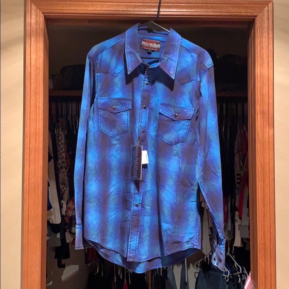 Rock and Roll cowboy button up